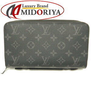 Louis Vuitton Eclipse Black Zippy Long Wallet Clutch